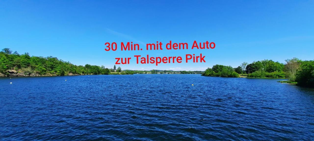 Ferienwohnung "Blick Mylau" - Naehe Freizeitpark Plohn & Weltgroesster Ziegelsteinbruecke Reichenbach im Vogtland Exteriér fotografie