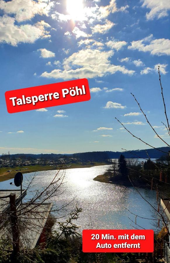 Ferienwohnung "Blick Mylau" - Naehe Freizeitpark Plohn & Weltgroesster Ziegelsteinbruecke Reichenbach im Vogtland Exteriér fotografie