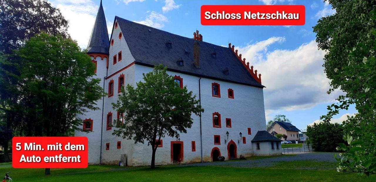 Ferienwohnung "Blick Mylau" - Naehe Freizeitpark Plohn & Weltgroesster Ziegelsteinbruecke Reichenbach im Vogtland Exteriér fotografie