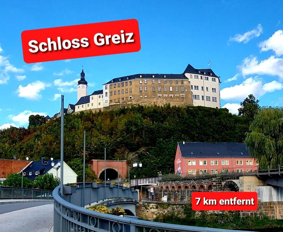 Ferienwohnung "Blick Mylau" - Naehe Freizeitpark Plohn & Weltgroesster Ziegelsteinbruecke Reichenbach im Vogtland Exteriér fotografie